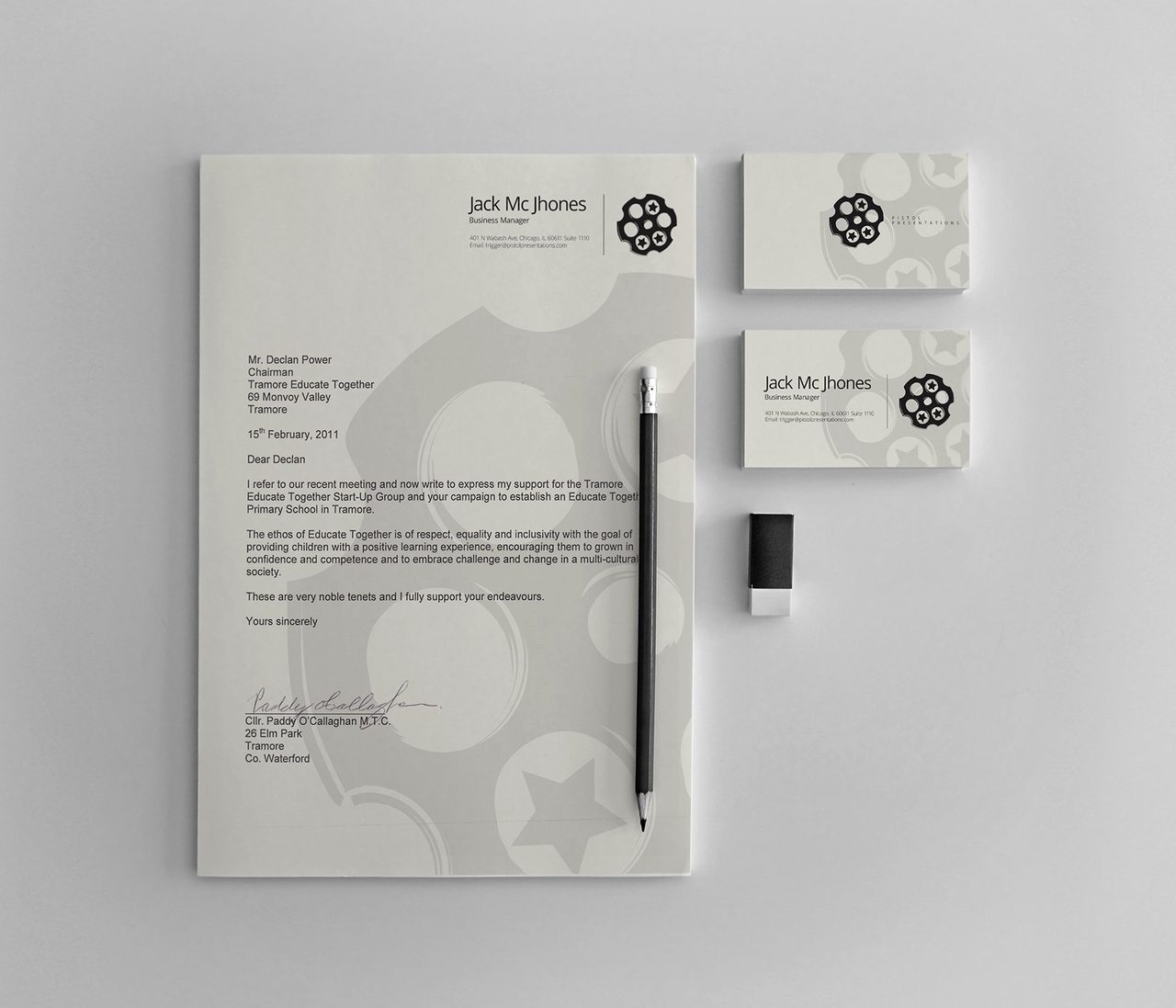 Pistol Presentations Graphic Branding