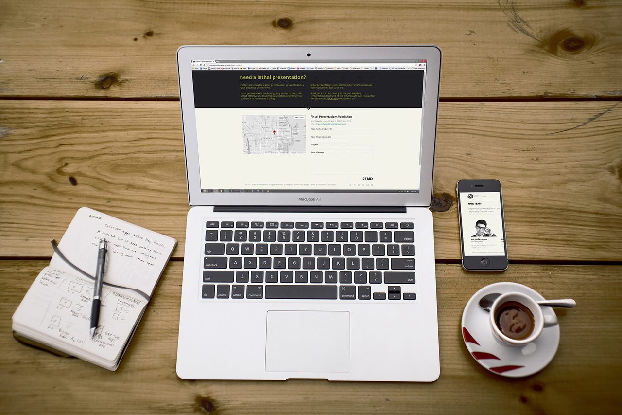 Pistol Presentations Website Development