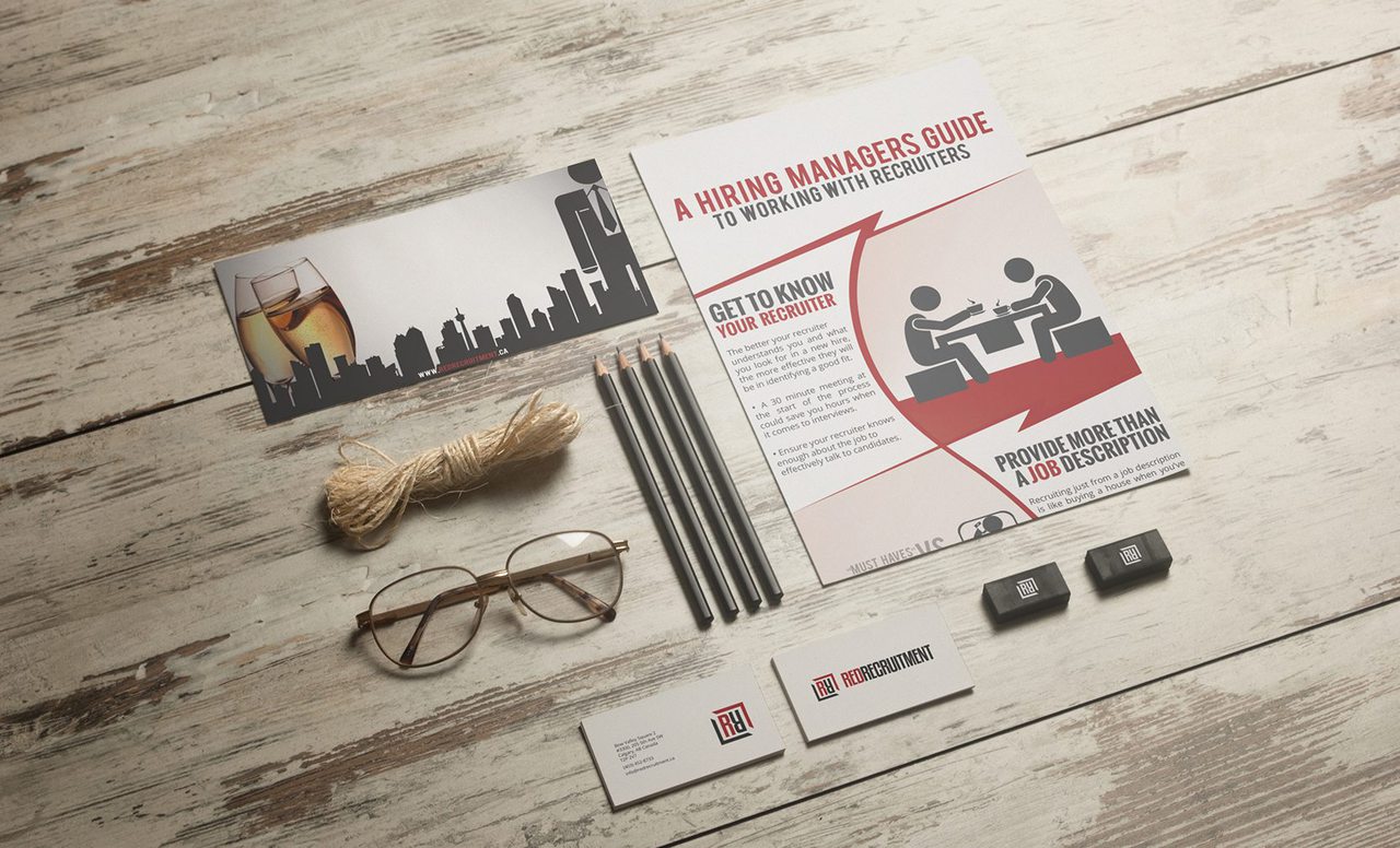 Red Recruitment Calgary Graphic Design