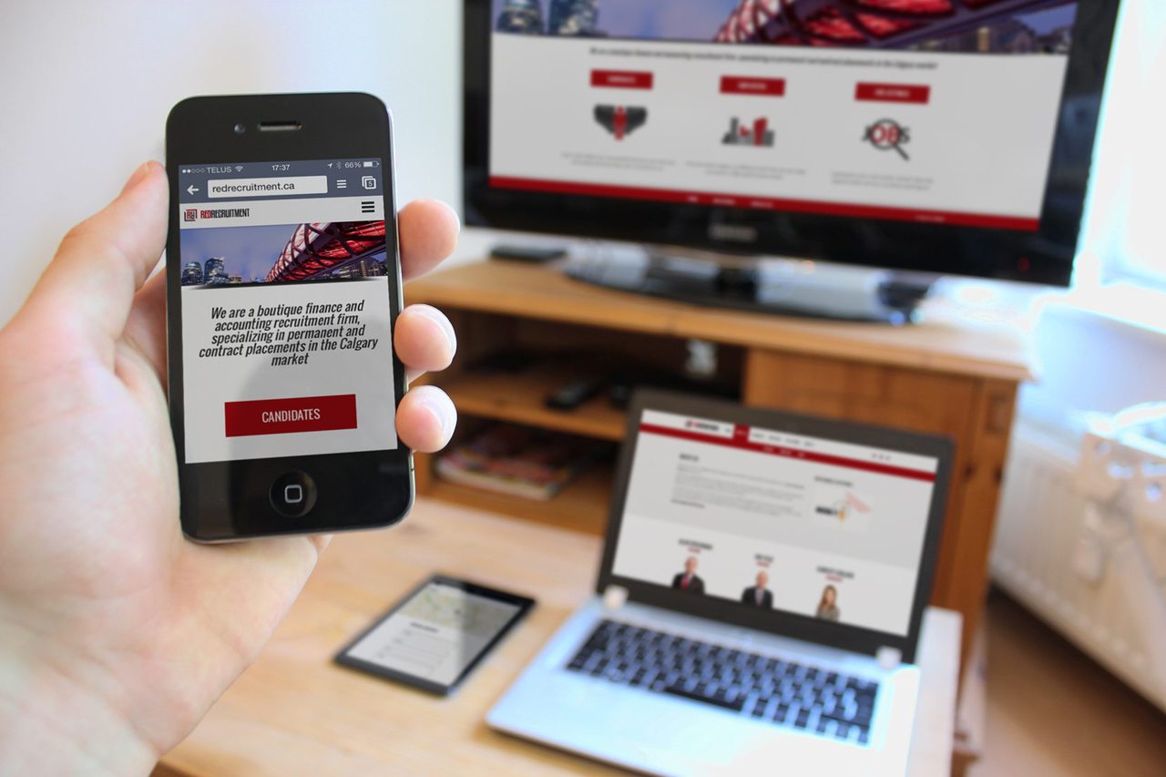 Red Recruitment Calgary Web Design