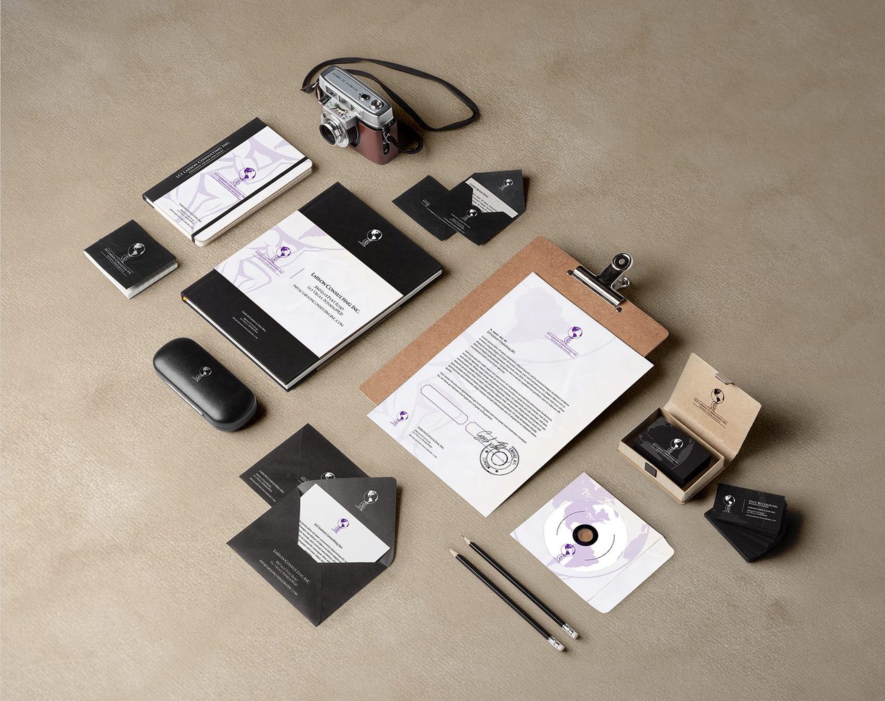 Larson Consulting Graphic Design