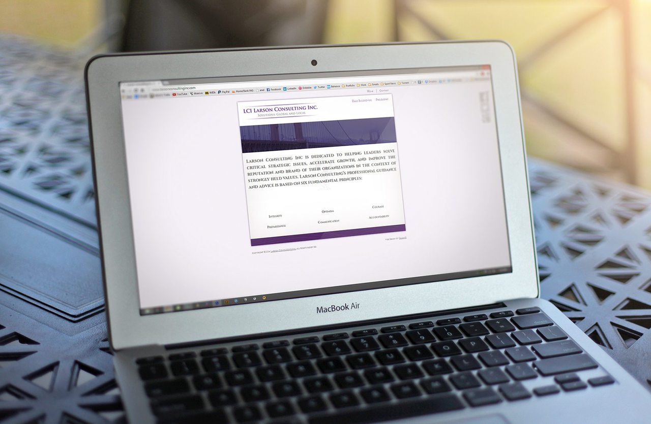 Larson Consulting Web Design