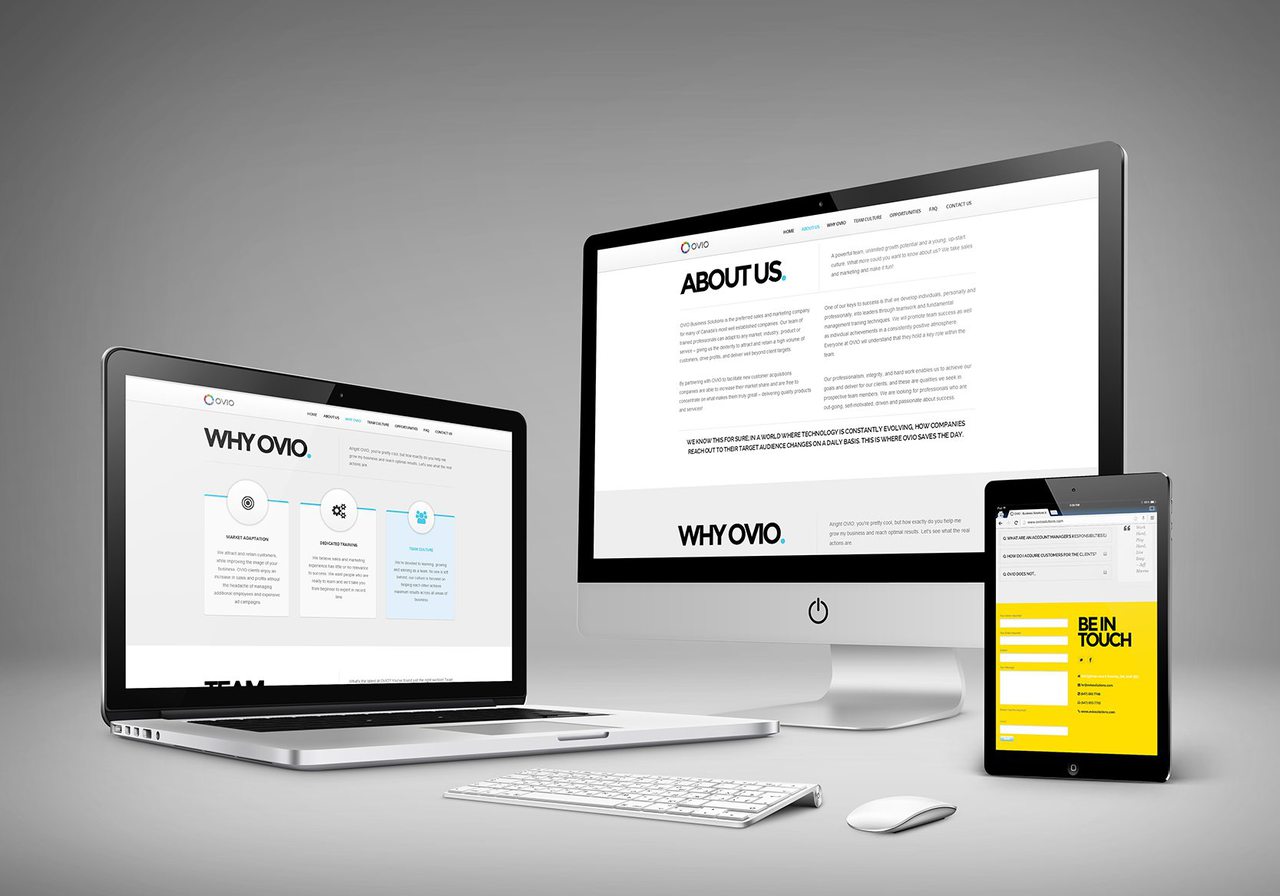 OVIO Toronto Web Design
