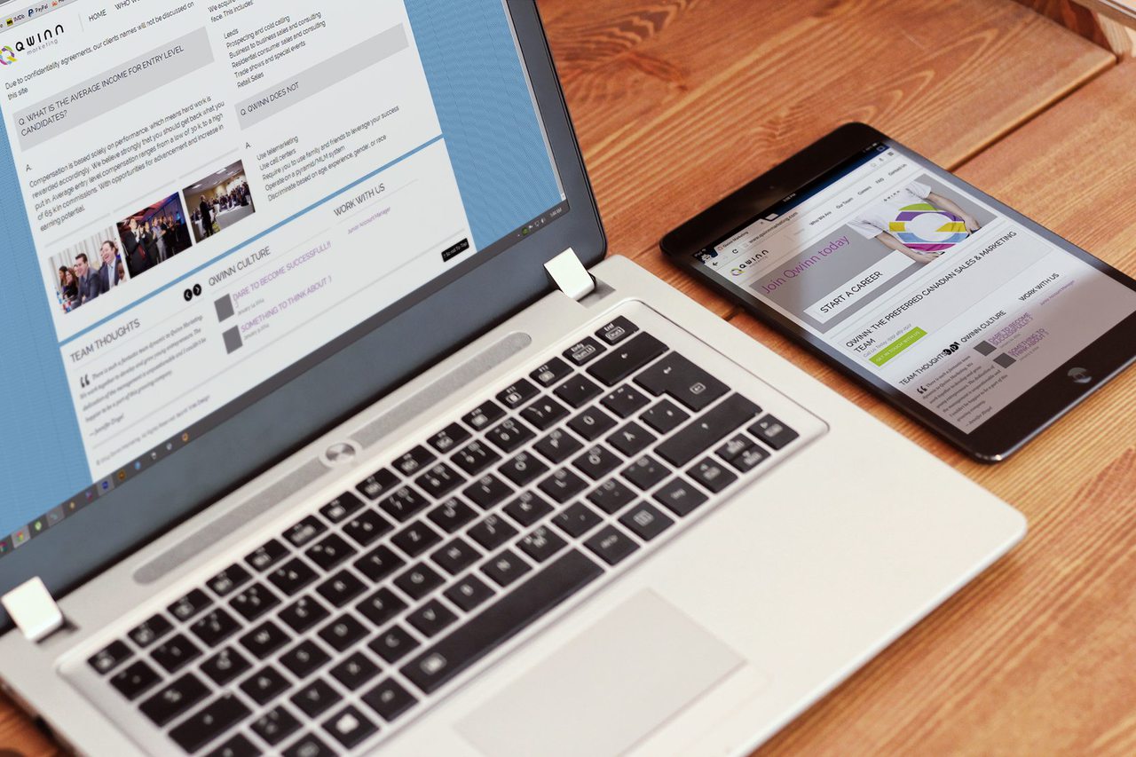 Qwinn Marketing Web Design
