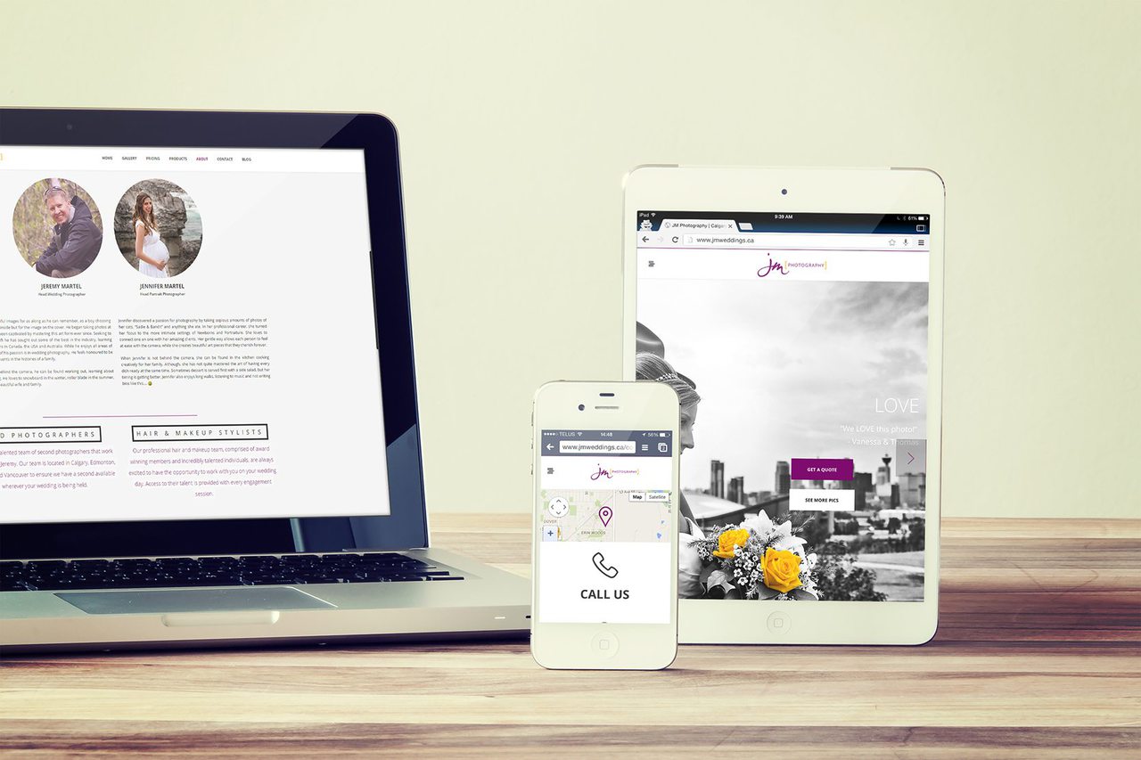Web Design Calgary - JM Photography