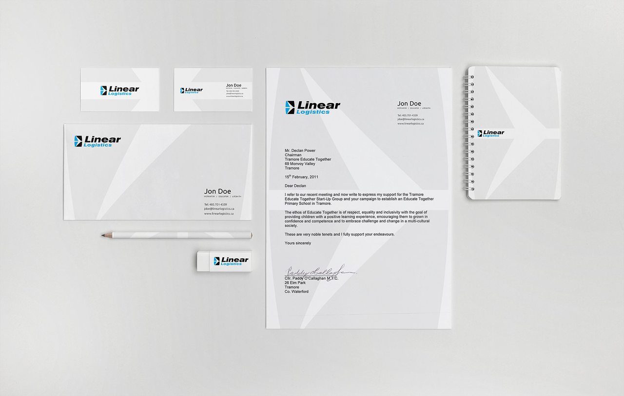 Linear Logistics - Calgary Branding