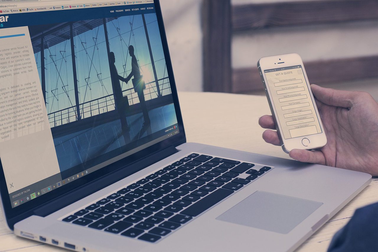 Linear Logistics - Calgary Website Design