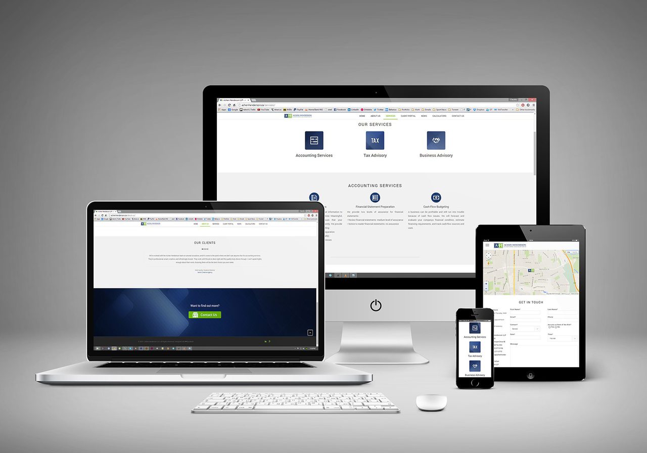 Achen Henderson Calgary Web Design