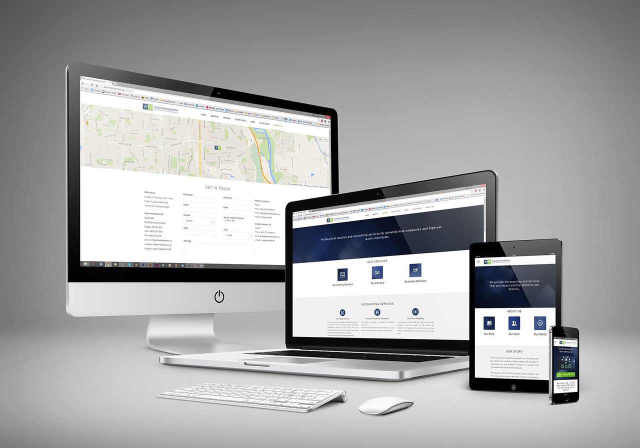 Achen Henderson Web Design Calgary
