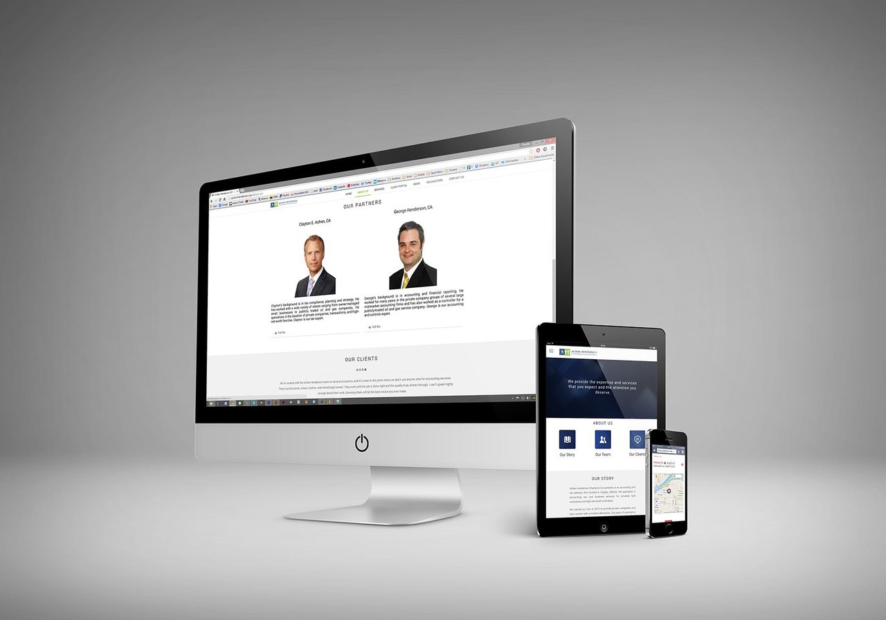 Achen Henderson Website Design