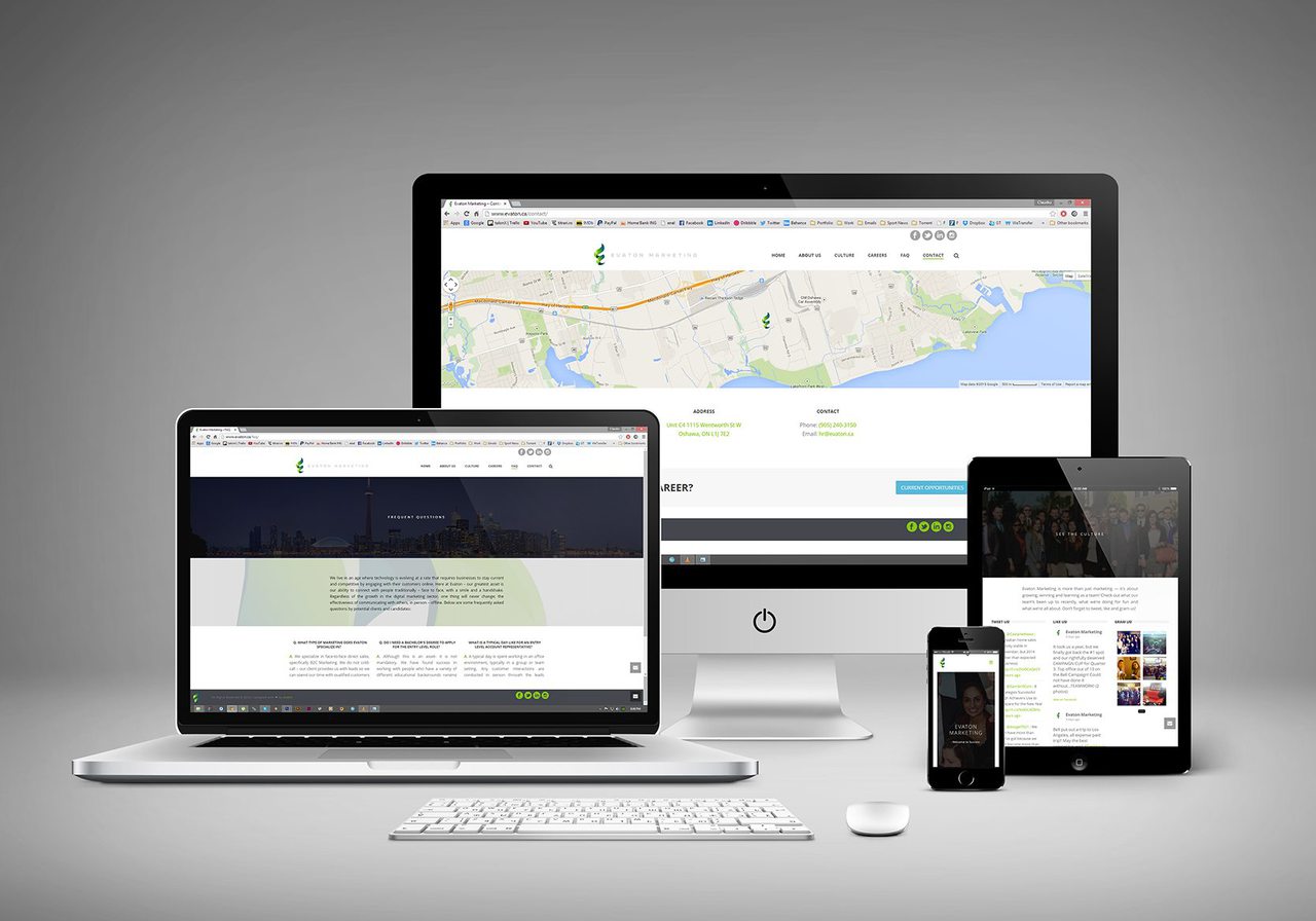 Evaton Website Design