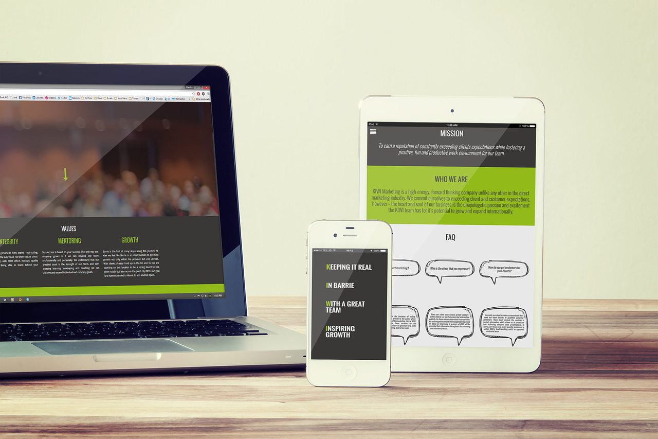 Kiwi Marketing Web Design