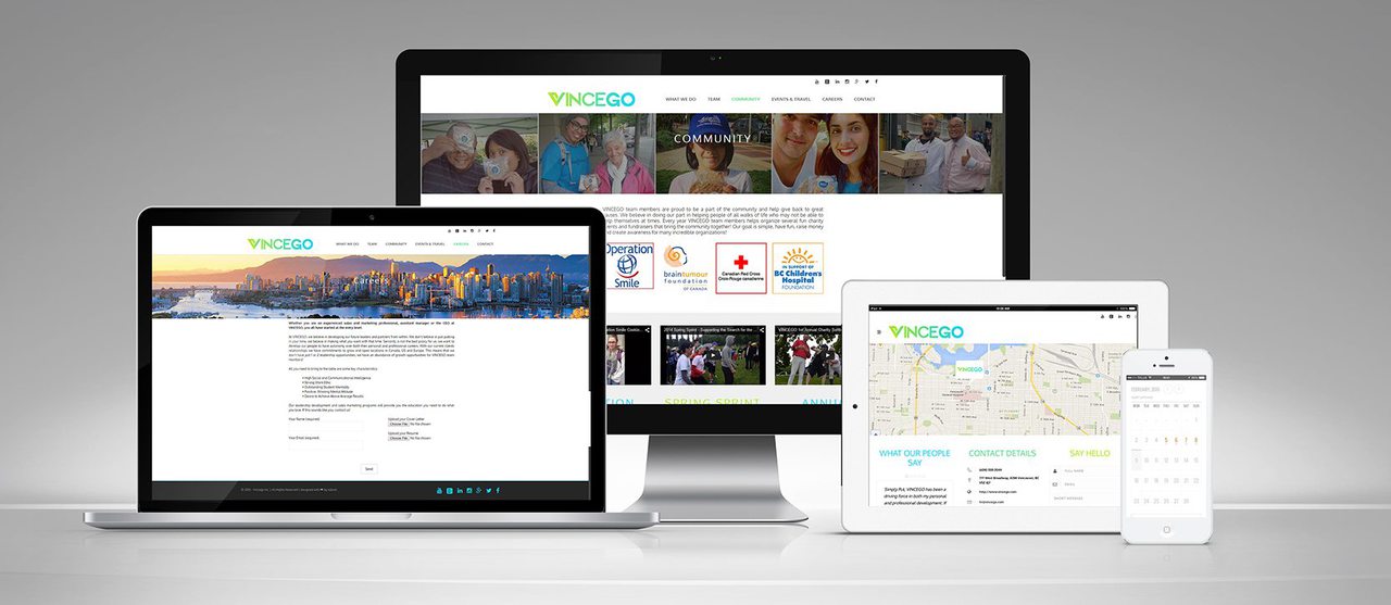 Vincego Calgary Web Design