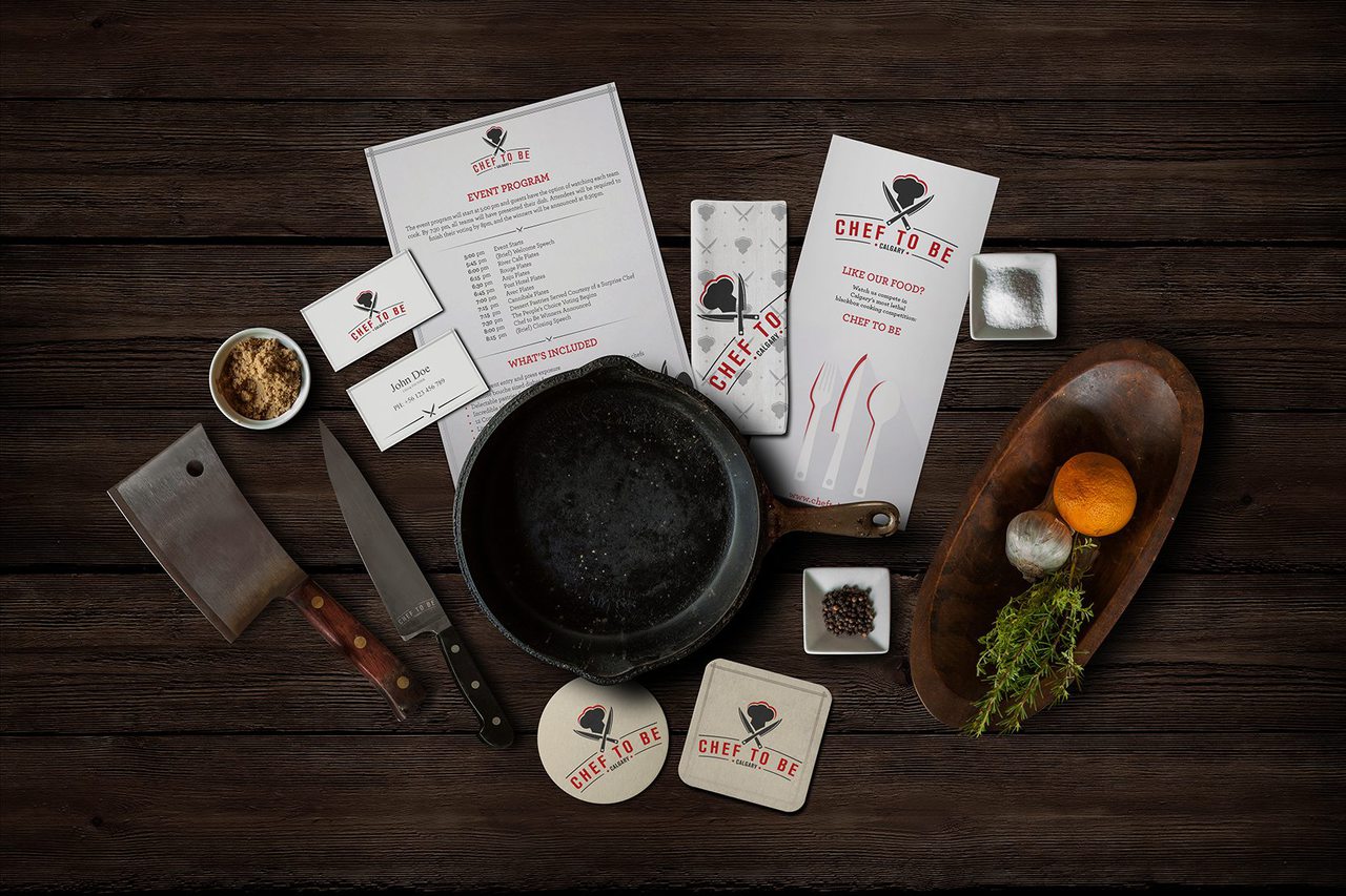 Chef to Be Cooking Competition Calgary Branding Design