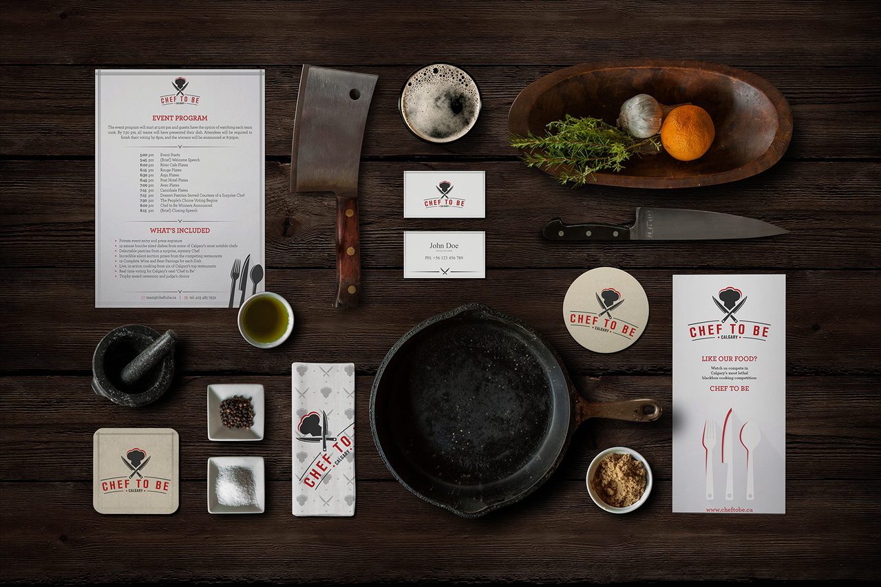 Chef to Be Cooking Competition Calgary Branding
