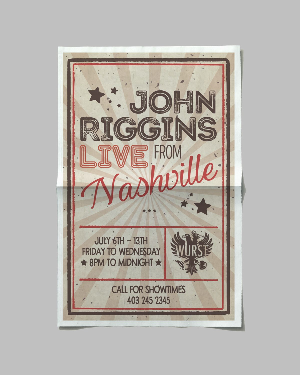 Wurst Poster_John Riggins