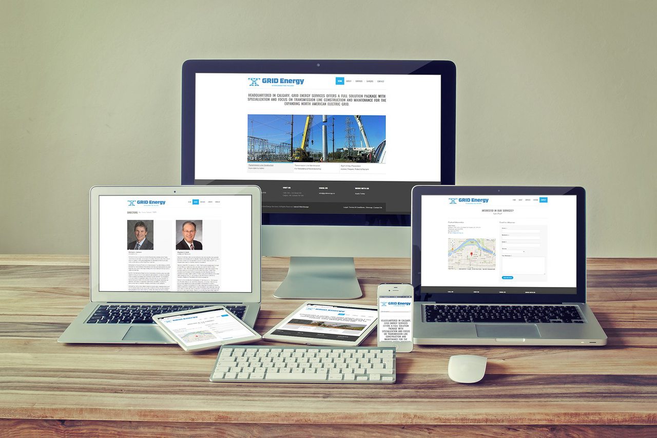 Grid Energy Web Design Calgary