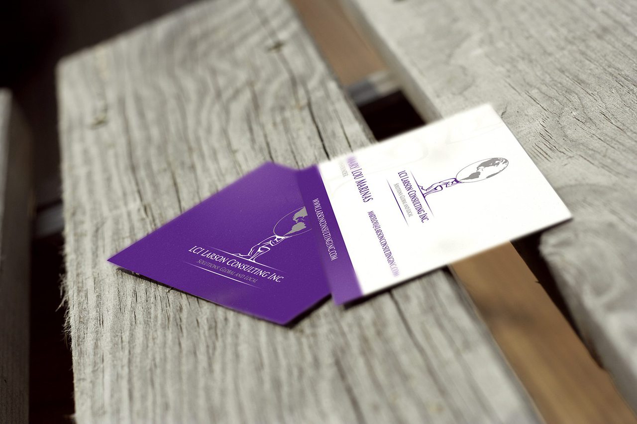 Larson Consulting Business Card Design