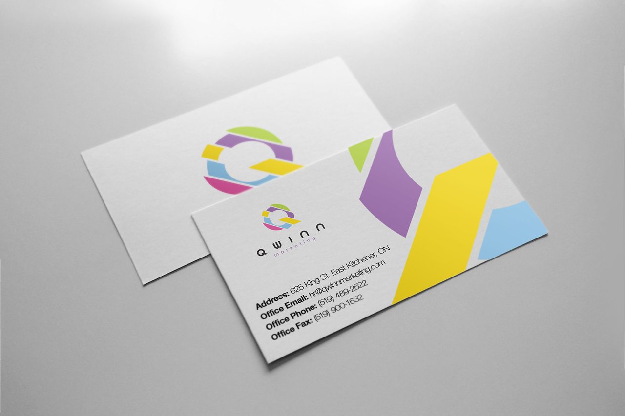 Qwinn Marketing Business Card Design