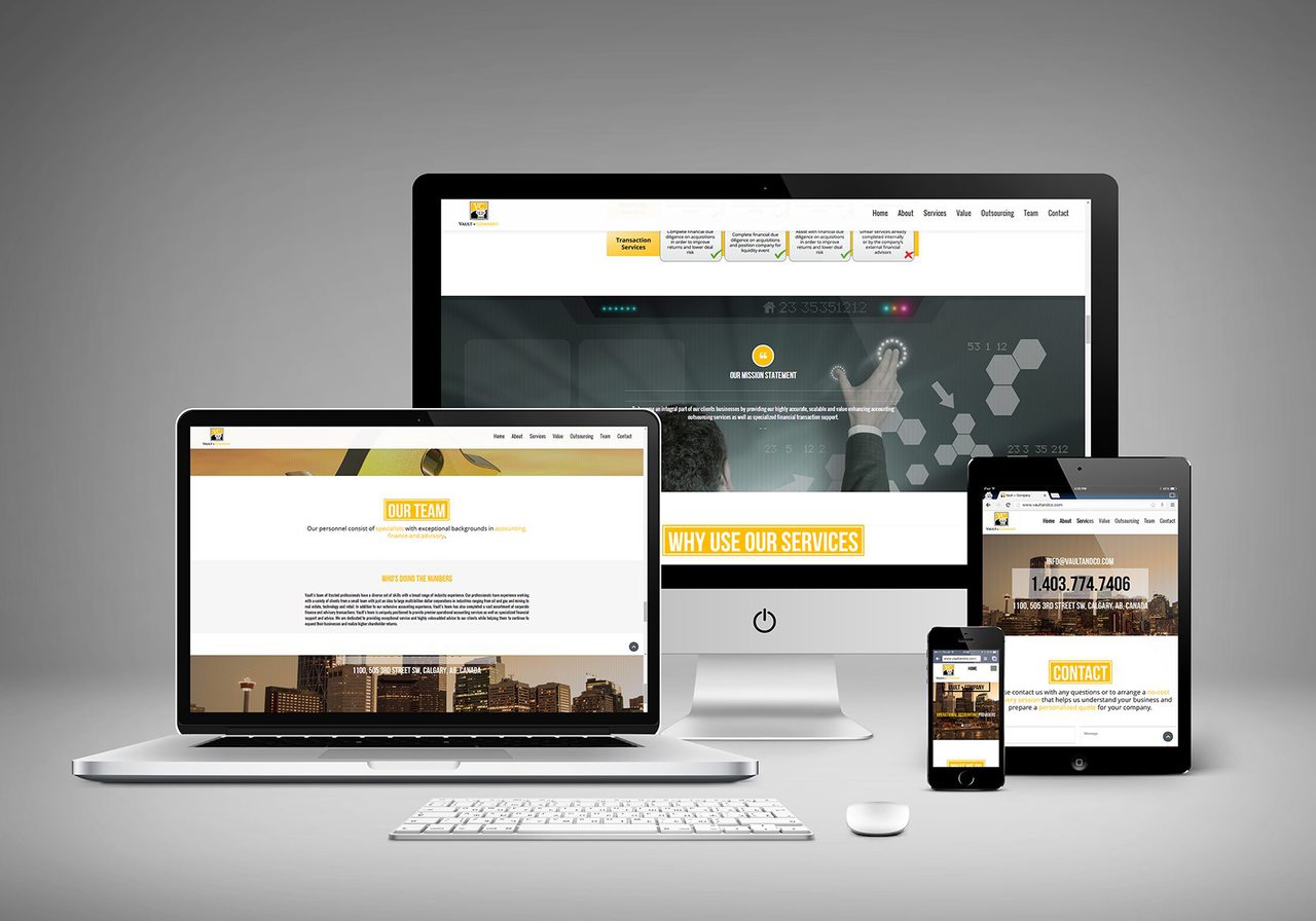 Vault and Co Web Design Calgary