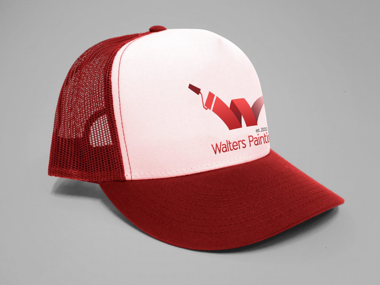 Walters Painting Branded Basecall Cap Design