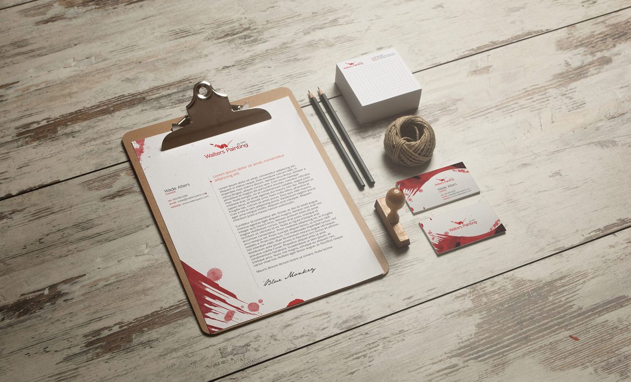 Walters Painting Branding Design