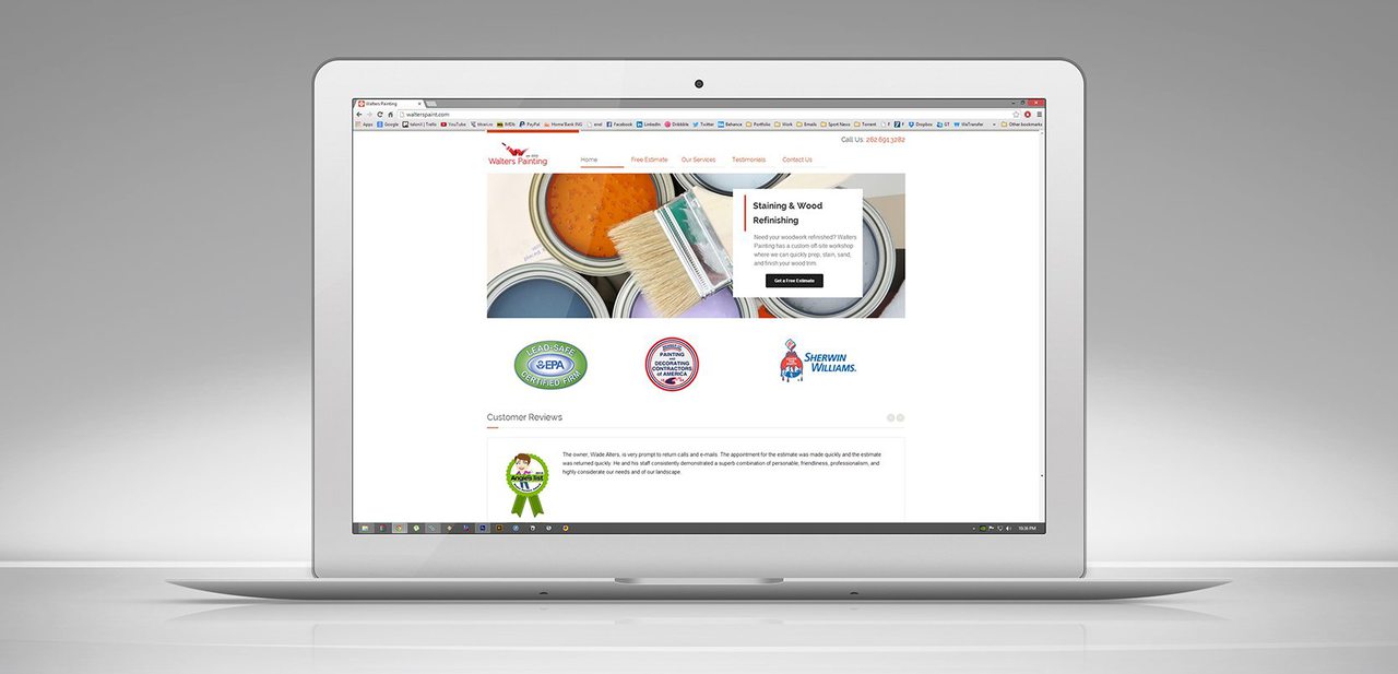 Walters Painting Web Design