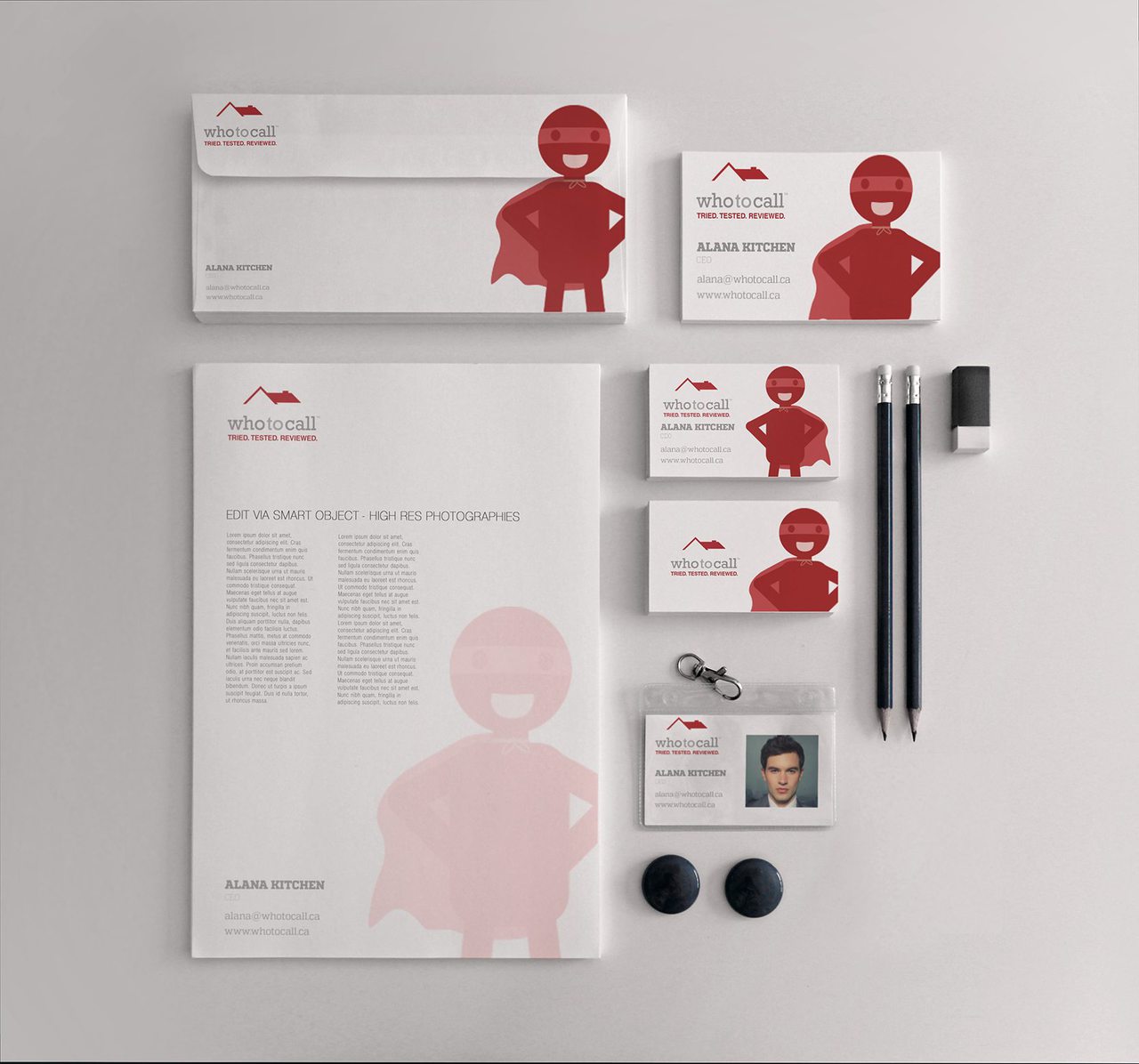 Who to Call - Calgary Graphic Design Branding