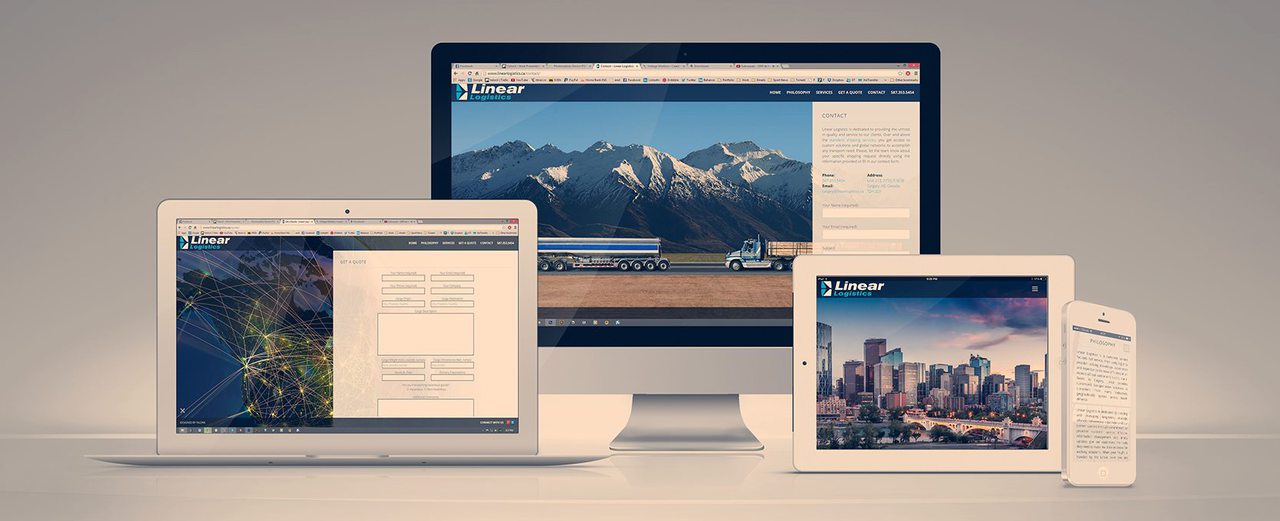 Linear Logistics - Website Design Calgary