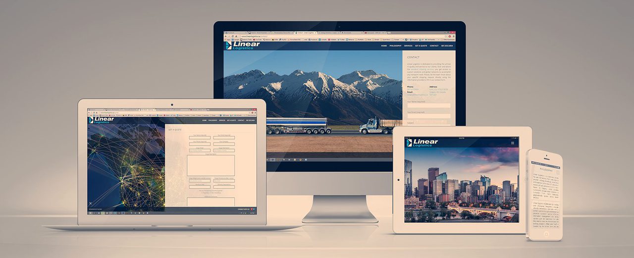 Linear Logistics - Website Design Calgary