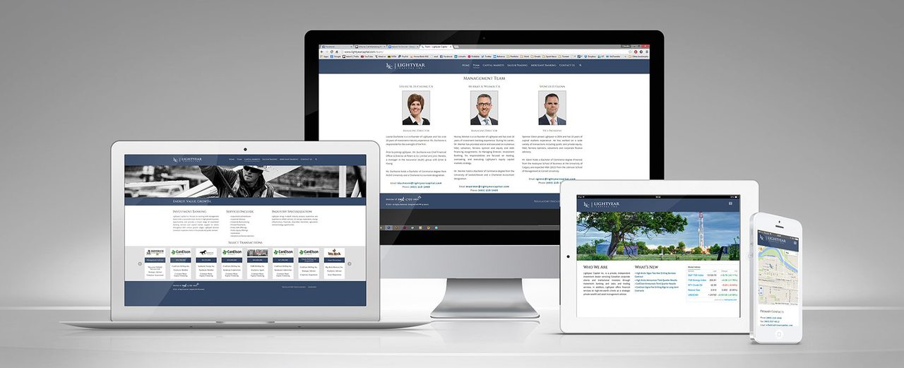 Lightyear Capital Calgary Website Design