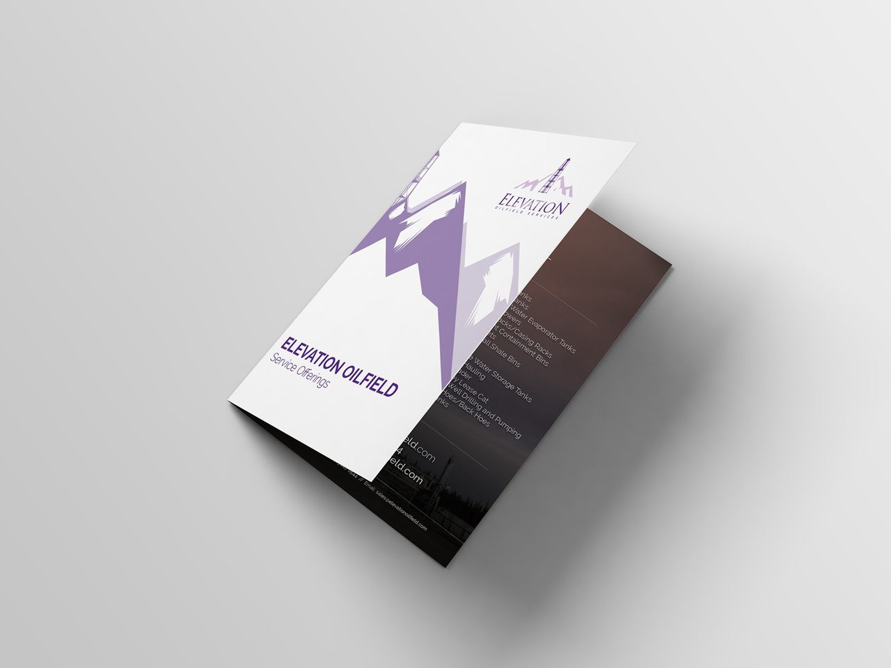 Elevation Oilfield Brochure Design