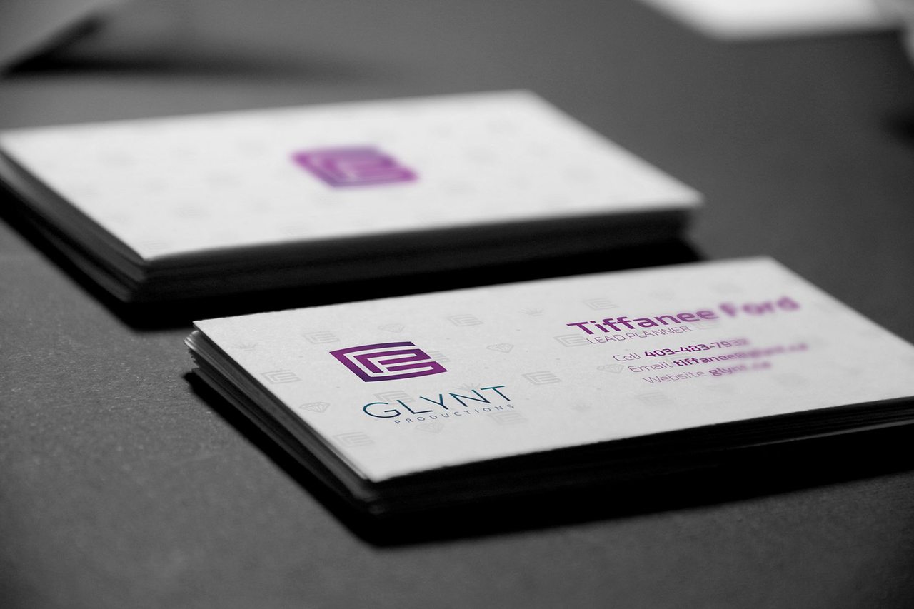 Glynt Productions Business Card Design