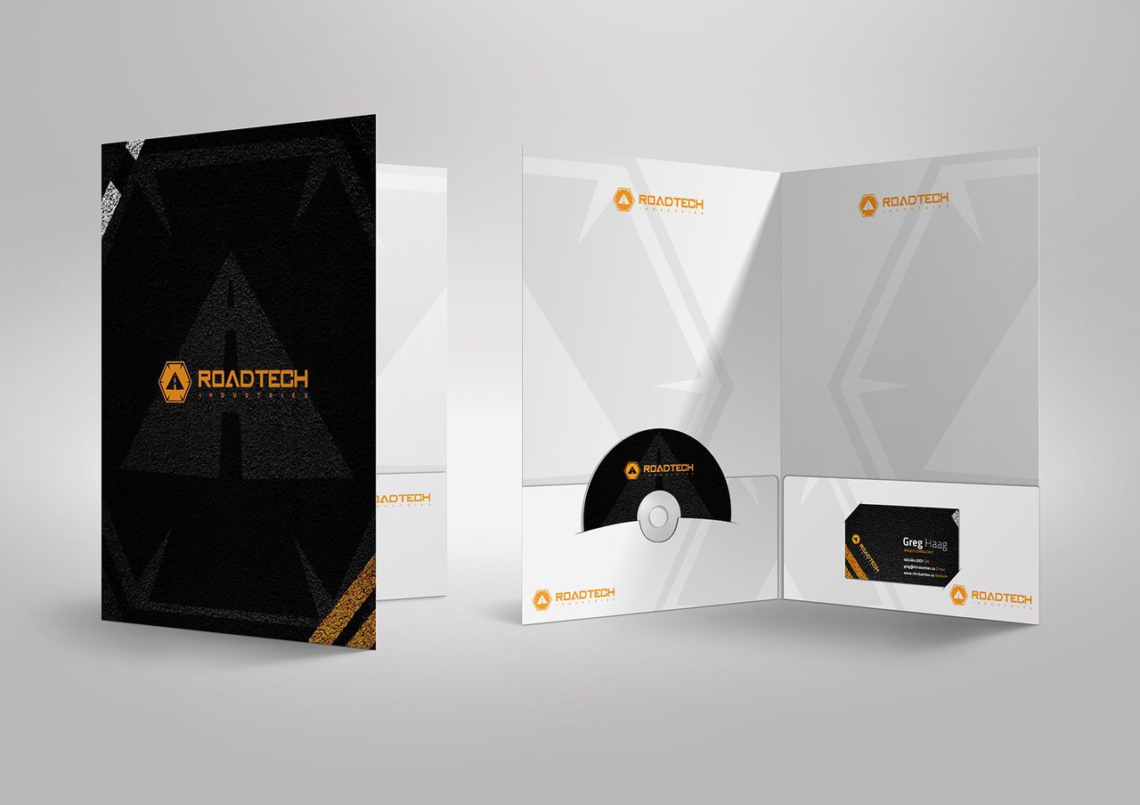 RoadTech Calgary Folder Design