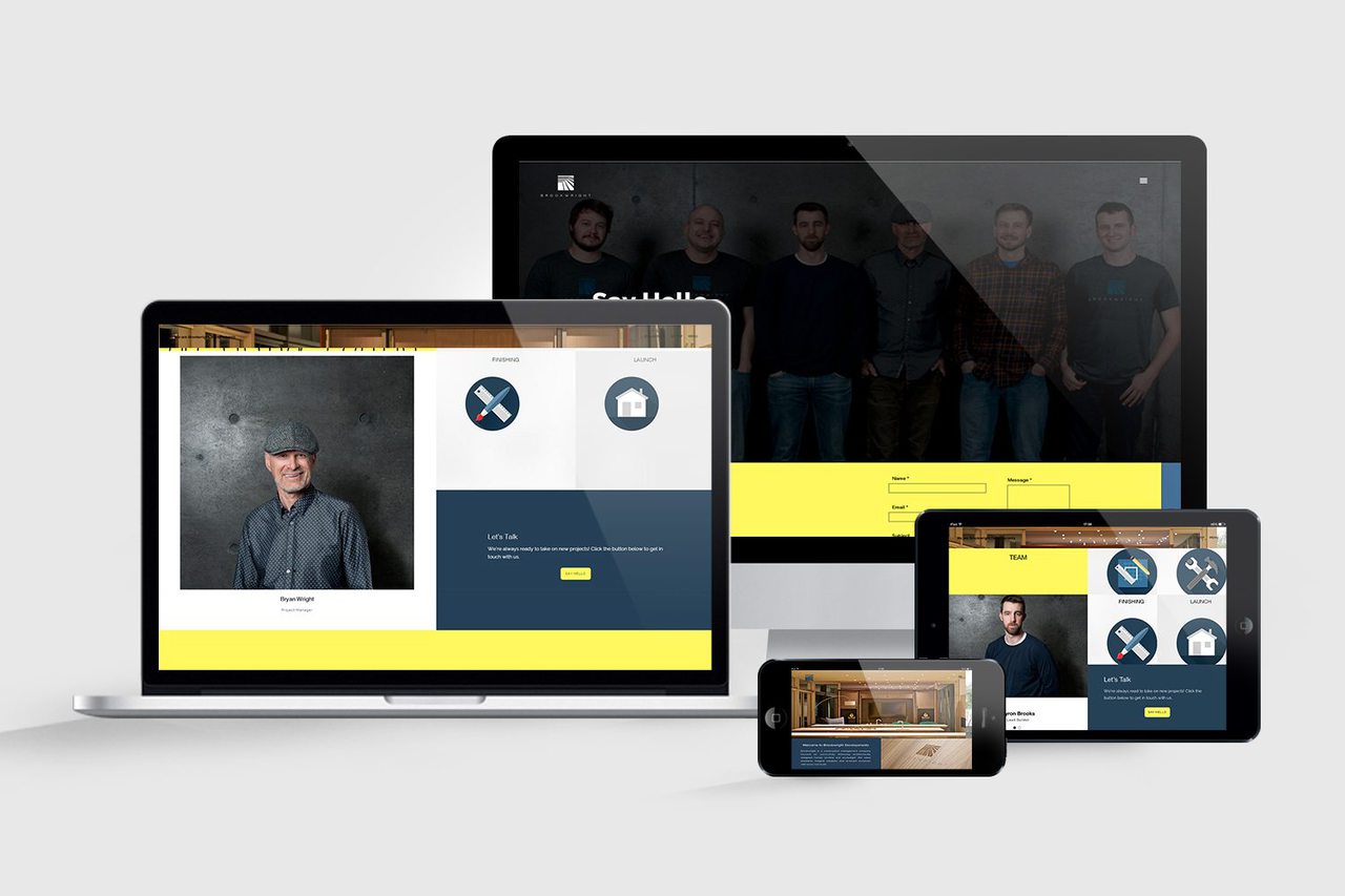 Website Design Calgary Brookwright Developments