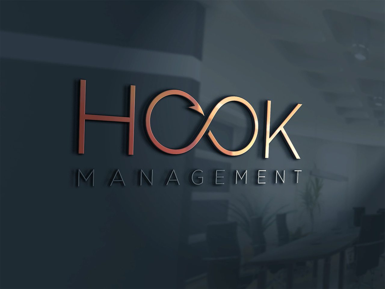 Hook Management Toronto Logo Design