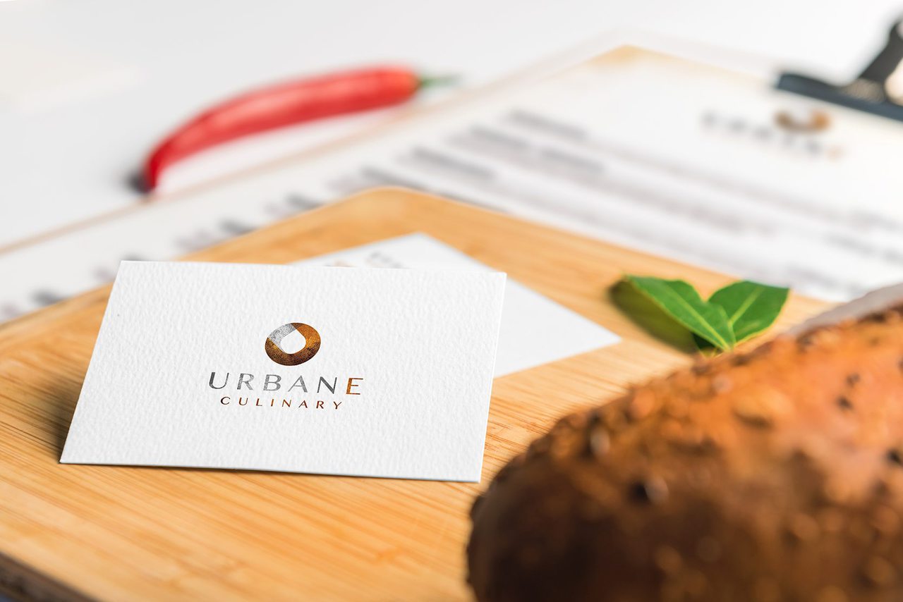 Urbane Culinary - Calgary Business Card Design
