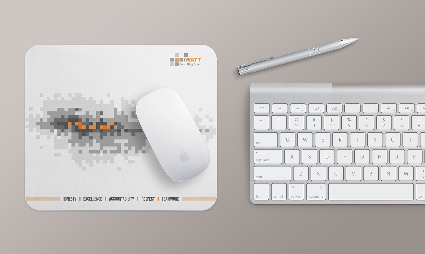 WATT Consulting Group Graphic Design Branded Mouse Pad