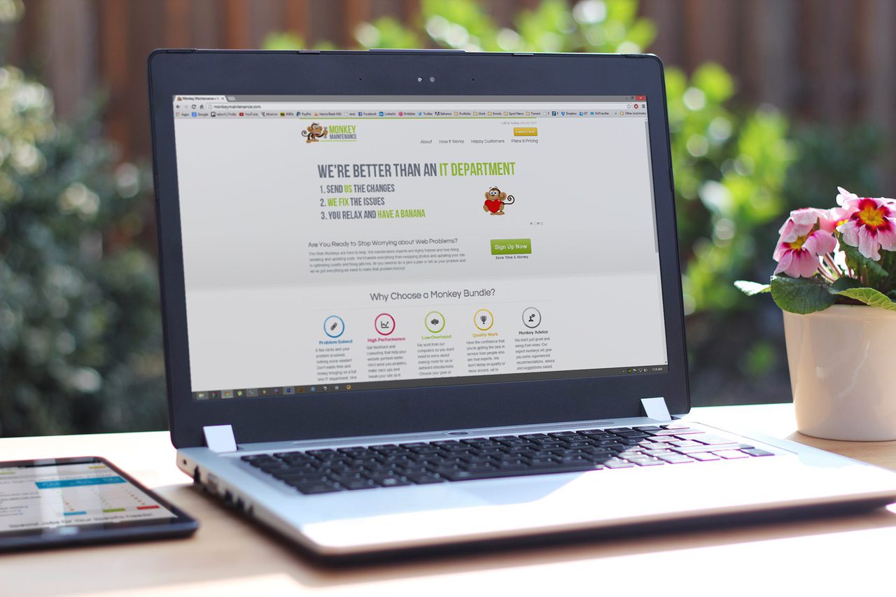 Monkey Maintenance Web Design