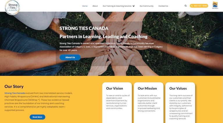talonX Creative Agency - Strong Ties Canada McMan Calgary