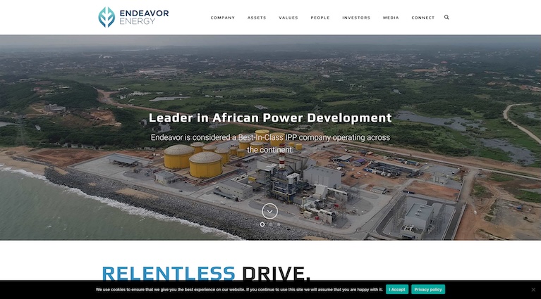talonX Creative Agency - Endeavor Energy Holdings Calgary Web Design Agency