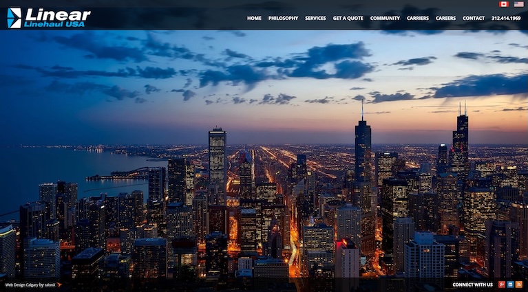 talonX Creative Agency - Linear Line Haul USA Calgary Web Design Agency